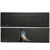 Tastatura Laptop, HP, Envy X360 17-U, M7-U, iluminata, neagra, layout US