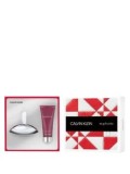 Set cadou Calvin Klein Euphoria (Apa de parfum 100 ml + Lotiune de corp 200 ml + Apa de parfum 10 ml), pentru femei