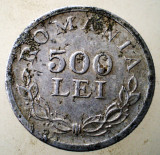 1.241 ROMANIA MIHAI I 500 LEI 1946 EROARE, Aluminiu