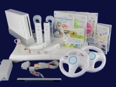 SET GAMING 500Gb Nintendo Wii+ FITNESS Balance Board+HDMI+380 Jocuri+2 manete+2 volane+2 Nunchuck+ 2 MOTION PLUS
