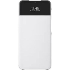 HUSA Smartphone Samsung, pt Galaxy A32, tip smart book cover cu buzunar, poliuretan, Smart View Wallet, alb, &quot;EF-EA326PWEGEE&quot;