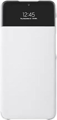 HUSA Smartphone Samsung, pt Galaxy A32, tip smart book cover cu buzunar, poliuretan, Smart View Wallet, alb, &amp;quot;EF-EA326PWEGEE&amp;quot; foto