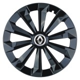 Set 4 Capace Roti 14 inchi (R14) Fame Negru, Compatibile Cu Renault, Autohelix MSA
