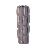 Cumpara ieftin Vaza flori ceramica gri inchis 13,5 x 38,5 cm