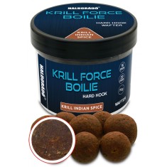 Haldorado - Boilies de carlig KRILL FORCE Boilie Hard Hook Wafter 16, 20 mm, 70g - Krill Indian Spice
