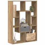 VidaXL Bibliotecă, stejar artizanal, 63x20x90 cm, lemn prelucrat 858146