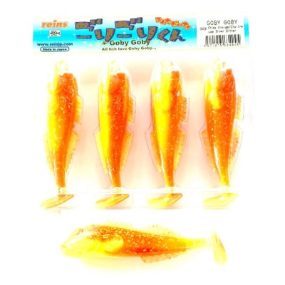 Shad Reins Goby Goby, Chika Orange, 10.5cm, 18g, 4buc/plic foto