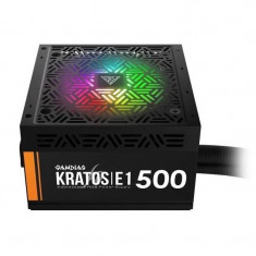 Sursa Gaming Gamdias Kratos E1 RGB 500W, Eficienta 80%, 5x SATA, 2x MOLEX, 2x... foto