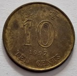 Hong Kong, 10 Cents 1997