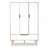 Dulap copii Klups SOFIE Natur-Alb 3 Segmente GreatGoods Plaything