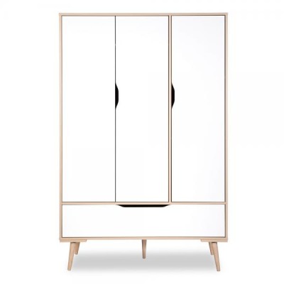 Dulap copii Klups SOFIE Natur-Alb 3 Segmente GreatGoods Plaything foto