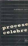 Cumpara ieftin Procese Celebre Maximilian Jacta Carte Istorie Editura Stiintifica 1969 Brosata 216 Pagini