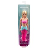 Barbie papusa sirena blonda, Mattel