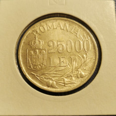Romania Moneda Argint 25000 lei 1946 Stare foarte buna foto