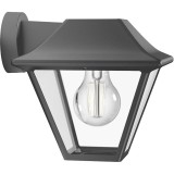 Outdoor lighting lantern Alpenglow, E27, IP44, Anthracite, nu include bec, Philips