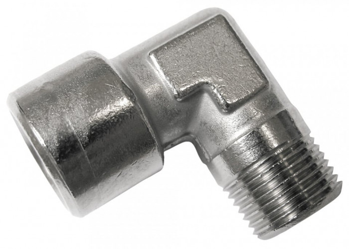 Conector tip L otel cu filet de 1/2&quot; exterior cu 1/2&quot; interior MA0114.03