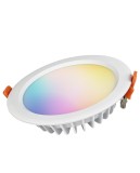 Spot LED Miboxer 15W RGB+CCT 1200lm 80lm W 2700K 6500K, 16 milioane de culori intensitatea luminii ajustabila, control de la distanta 30m 2.4GHz IP54
