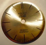 K.542 CADRAN CEAS POLJOT DE LUXE AUTOMATIC 29 JEWELS SAMPANIE MADE IN USSR