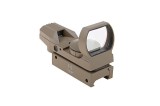 Red Dot Open Reflex Theta Optic TAN