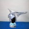 Statueta cristal sommerso fuzionat, suflata manual - Acvila - Mantorp, Suedia