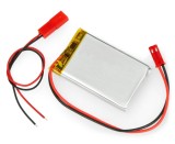 Accu.ind.30x20x7.5mm 3.7V 300mAh Li-Po LP752030