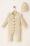 Salopetă tricotată Baby My (Marime Disponibila: 0-3 luni)