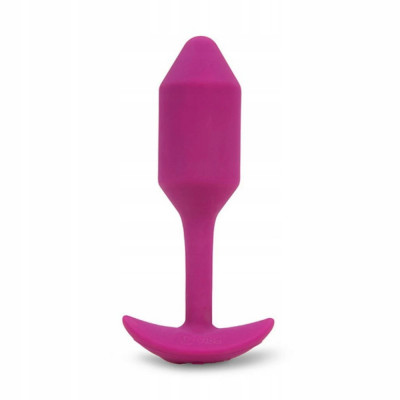 Plug anal vibrator - B-Vibe Vibrating Snug Plug 2 Rose foto