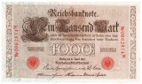 Germania 1000 1 000 Mark Marci 1910 P-44b Seria 0662874