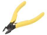 Cleste taiere ESD LINDSTR&Ouml;M 125mm, de precizie, lateral, otel aliat, tais 63-65 HRC, varf oval