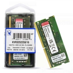 Memorie Ram Laptop Kingston 16GB, DDR4, 3200Mhz, 1Rx8, KVR32S22S8/16, PC4-25600, CL22, 1.2V, Non-ECC, SODIMM, 260 pini