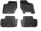 Set covorase auto din cauciuc Peugeot 308 (4_) 09.2007-04.2011 / 04.2011-12.2013; negre, cu decupaj pentru stingator, 4 bucati