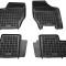 Set covorase auto din cauciuc Peugeot 308 (4_) 09.2007-04.2011 / 04.2011-12.2013; negre, cu decupaj pentru stingator, 4 bucati