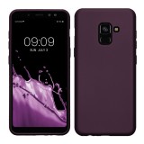 Husa pentru Samsung Galaxy A8 (2018), Silicon, Mov, 45634.115