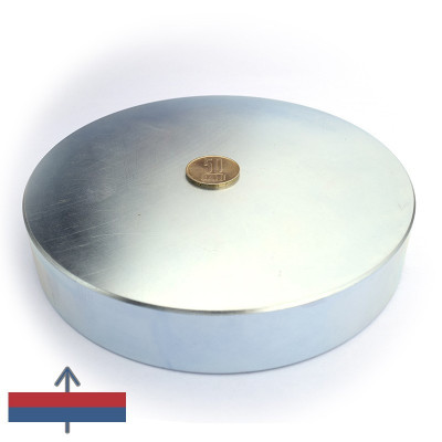 Magnet neodim disc 165 x 30 mm foto