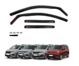 Set Paravanturi auto fata si spate pentru Citroen Berlingo, Peugeot Partner Rifter, Opel Combo, Fiat Doblo Dupa 2024