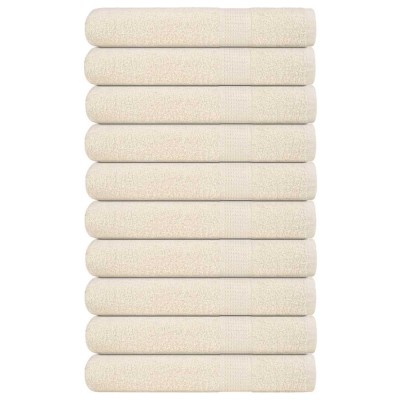 Prosoape sauna 2 buc crem 80x200 cm 360 g/m&amp;sup2; 100% bumbac foto