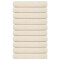 Prosoape sauna 2 buc crem 80x200 cm 360 g/m&sup2; 100% bumbac