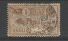 No(02) timbre- Romania1903 Inaugurarea Palatului PTT-&quot;Caisorii&quot; val de 1 BAN, Nestampilat