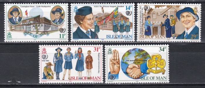 Isle of Man 1985 - A 75-a aniversare a Mișcării Cercetașelor, MNH