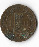 Moneda 1 cent 1885 - Indochina Franceza, Asia, Cupru (arama)
