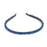 Bentita neagra cu pietre albastre