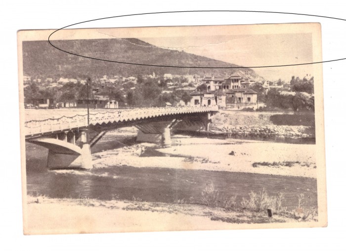 CP Piatra Neamt - Vedere generala, RPR, necirculata, cu pliuri