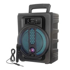 Boxa portabila GTS1671, microfon, 30W P.M.P.O. foto
