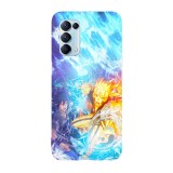 Husa compatibila cu Oppo A54 5G model Naruto and Sasuke Team Fight, Silicon, TPU, Viceversa, Transparent, Carcasa
