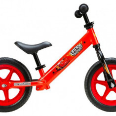 Metal balance bike seven cars rosu