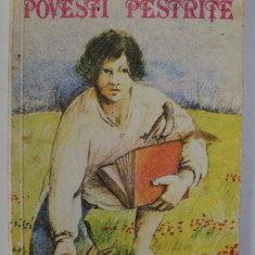 POVESTI PESTRITE de MONICA ROHAN , ilustratii de ION SANDRU , 1986 * PREZINTA PETE