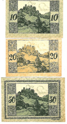 !!! AUSTRIA - LOT COMPLET NOTGELD WINDEGG 15.05.1920 - UNC / CELE DIN IMAGINE foto