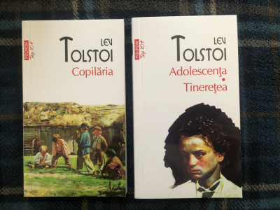 Copilaria. Adolescenta. Tineretea. de Lev Tolstoi, Ed. Polirom 2019/2020, noi foto