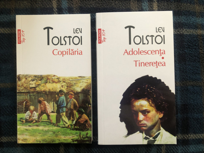 Copilaria. Adolescenta. Tineretea. de Lev Tolstoi, Ed. Polirom 2019/2020, noi