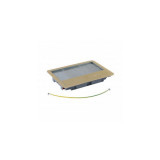 Metal lid and trim pentru standard version Doza pardosealaes 8/12 module Cat.Nos 088020 / 088023 / 088039 - cu brass coating, Legrand